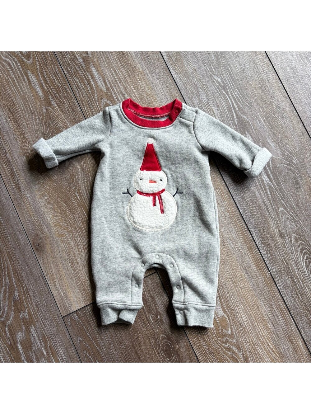 Baby Gap Cozy Snowman Romper